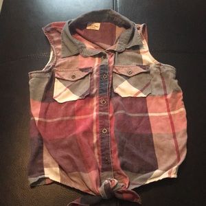 Tank top flannel